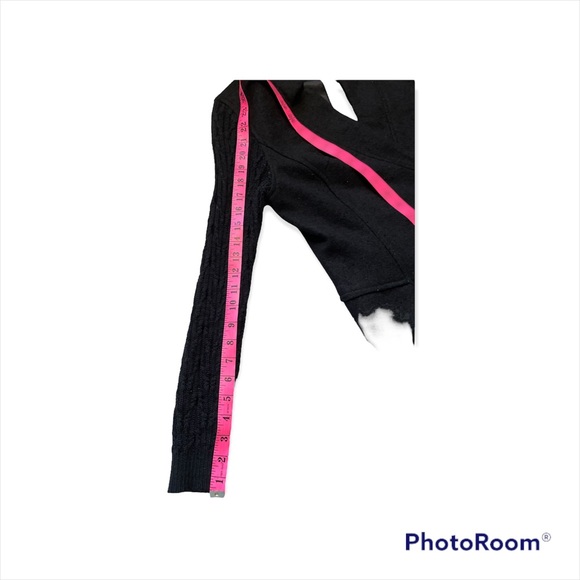 Max Mara Asymmetrical Black Wool Blazer - Sz Large - Picture 8 of 10